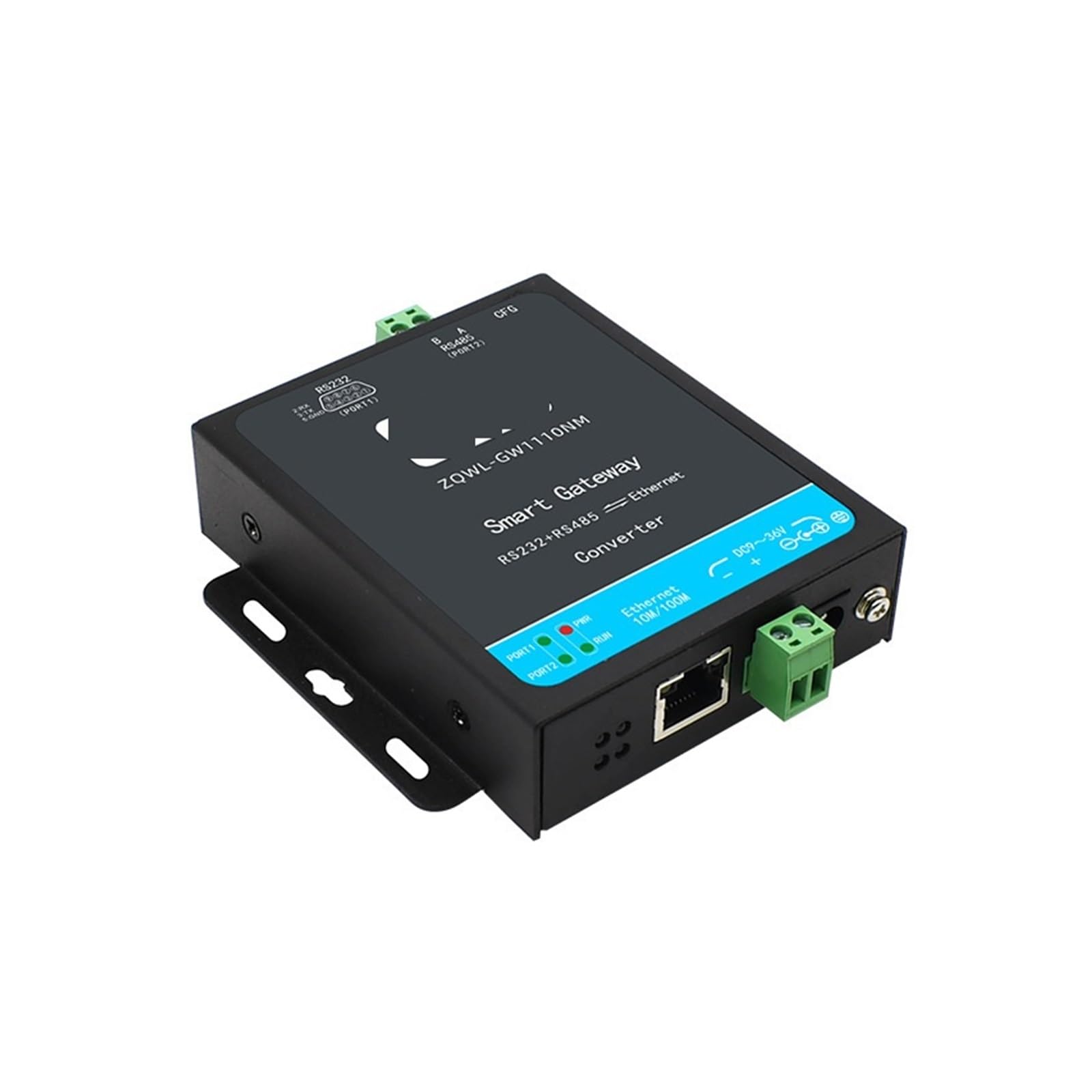 Serial Port Server Single Channel 232/RS485 to Ethernet Module Serial Port to Network Port Modbus Dual Network Port