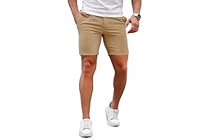 GINGTTO Mens Slim Fit Shorts