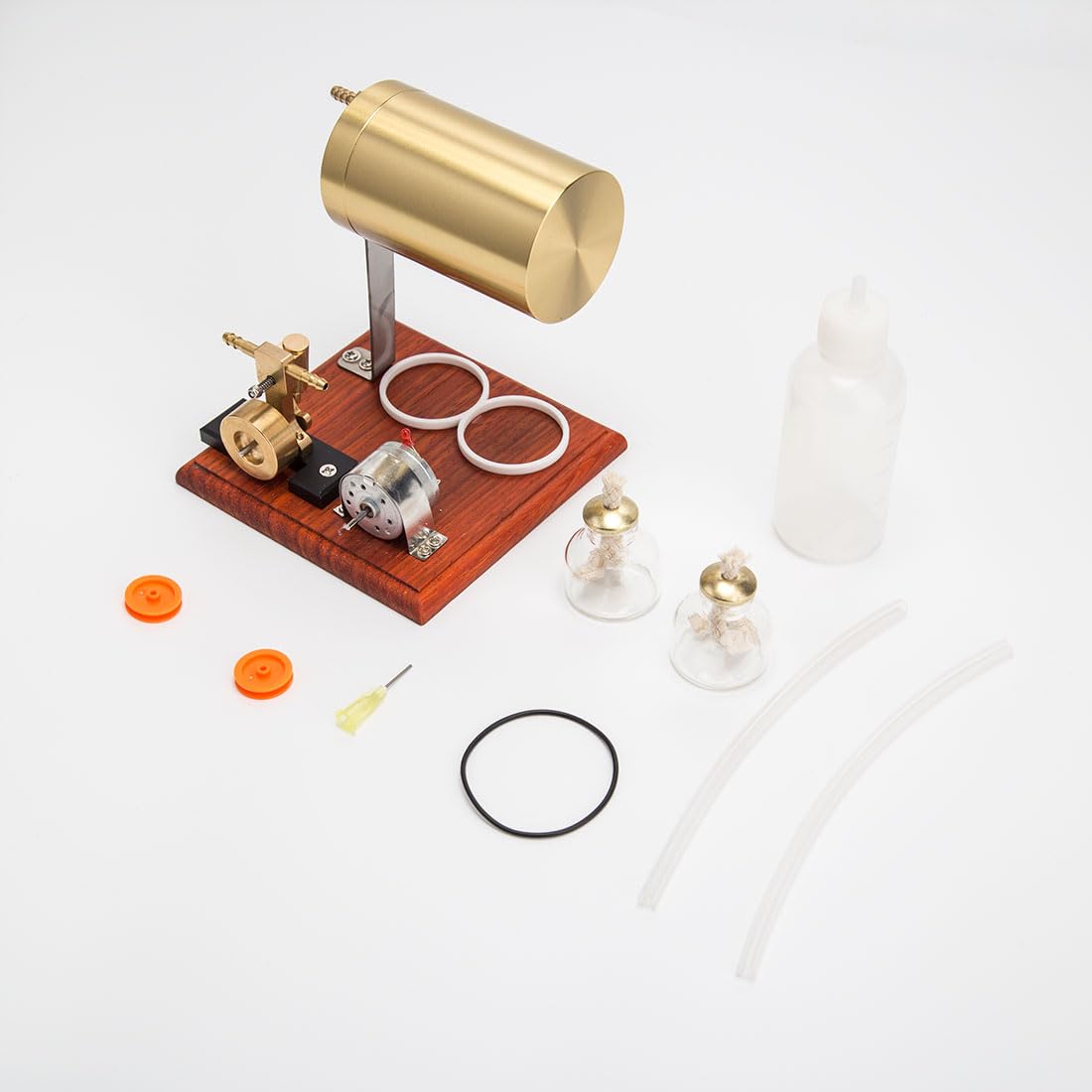 TechnixLabz Mini Dampfmaschine Generator, Schaukel Typ Retrol Metall Dampfmaschine Modell, Bildungs-und Hobby-Geschenk