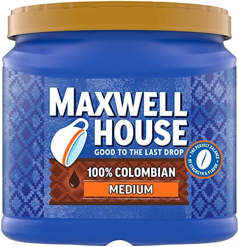 Maxwell House 100% Colombian Medium Roast Ground Coffee (24.5 oz Canister)