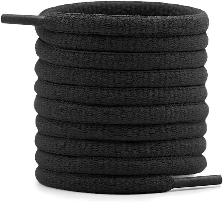 AMAZBIRD Flat And Round Athletic Shoe Laces, 4 Pair Pack, Multipule sizes And Colors For All Sneaker Types For Men, Women All (Black Round shoe Lace) (B0D7MJGD2W) Amazon Price History, Amazon Price Tracker