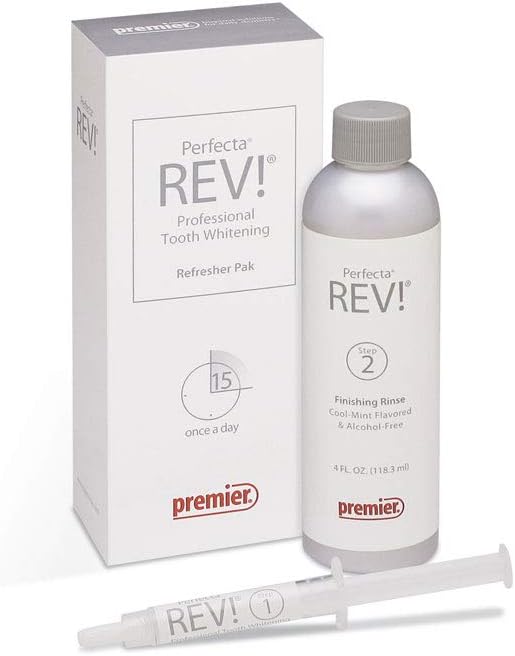 Premier Perfecta Rev Refresher Pak (4000141) 14% Teeth Whitening Gel and Rinse