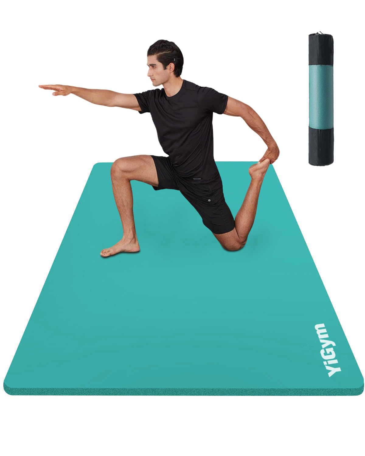 YiGym Yoga Mat Thick 10mm 190×90cm NBR Exercise mat for Yoga Pilates Gym