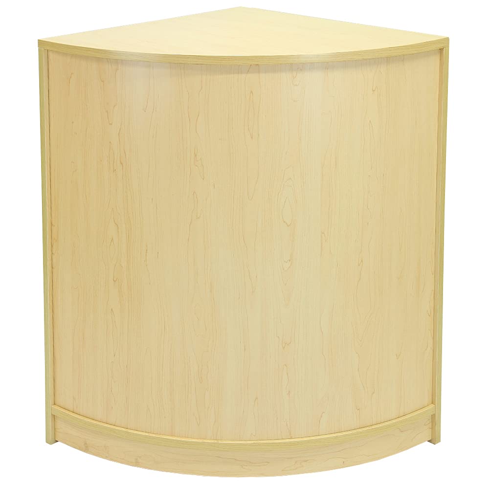 Monster Retail CM60 Ecktheke Ladentisch Ladentheke Ladentresen Kassentisch Verkaufstisch Verkaufstresen Verkaufstheke Ahorn 60cm x 60cm x 90cm