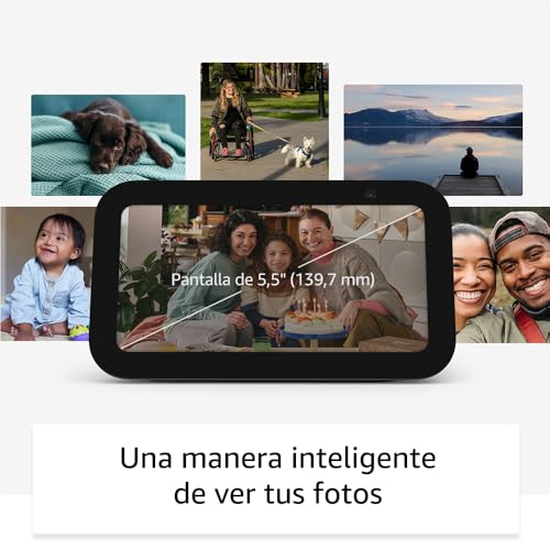 Echo Show 5 (Última generación) | Pantalla táctil inteligente con Alexa diseñada para controlar tus dispositivos de Hogar digital y más | Antracita 4 Echo Show 5 (Última Generación) | Pantalla Táctil Inteligente Con Alexa Diseñada Para Controlar Tus Dispositivos De Hogar Digital Y Más | Antracita