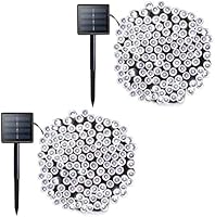 VMANOO 200 LED String Lights Solar USB