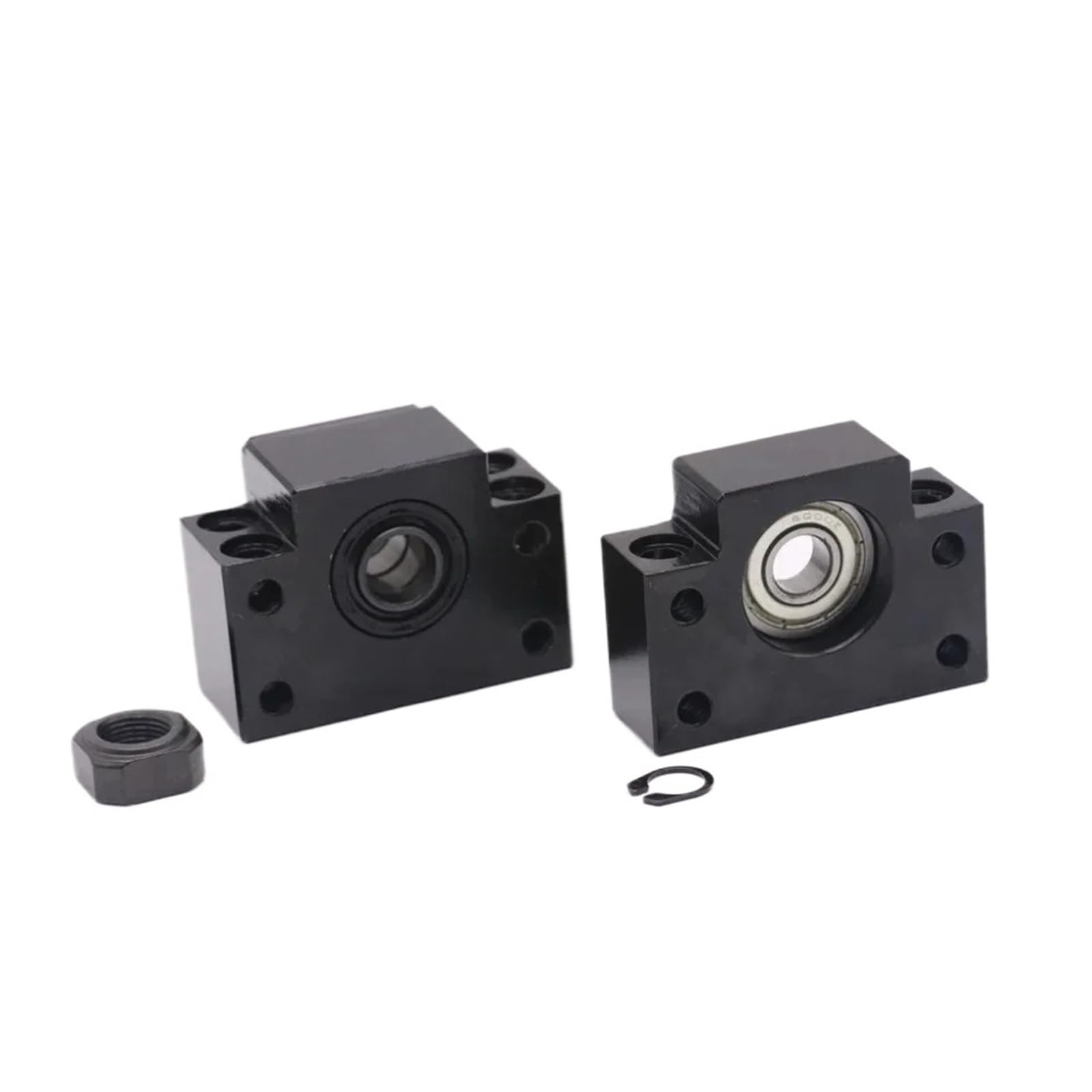 Metal Ball Screw nut end Processing BK40 BF40 Ball Screw Fixed Side End Supports Sets for Parts Ball Screw Part