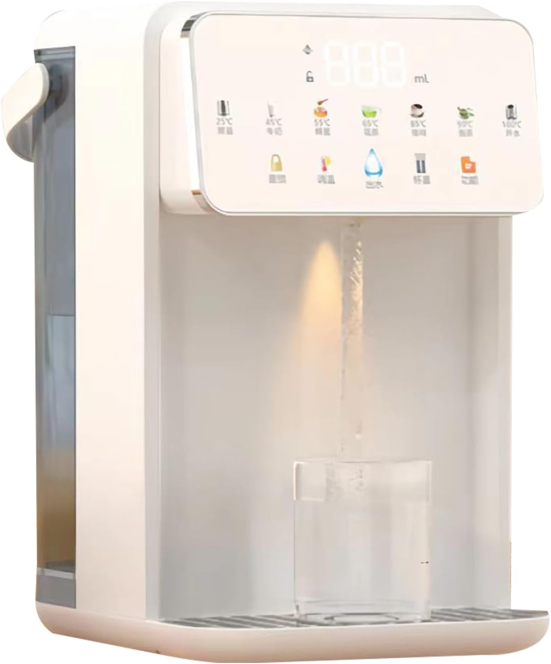 Digital Instant Hot Water Dispenser, 3L Electric Hot Water Dispense Machine with LED Touch Display, for Home, Office, Dorm,F
