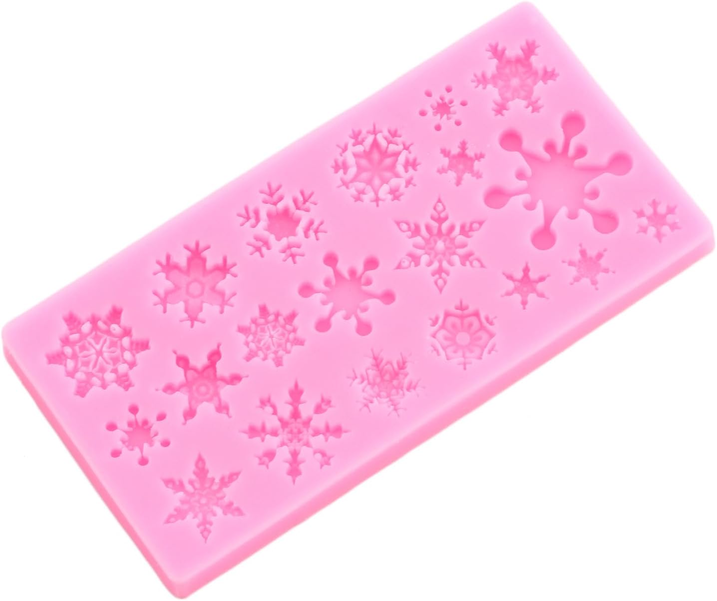 3D Snowflake Silicone Mold Christmas Snowflake Fondant Silicone Mold For Cake Decorating Cupcake Topper Candy Chocolate Gum Paste Polymer Clay - Image 7