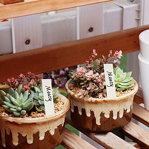 [Excellent] 100Pcs Plant Labels For Outdoor Garden, Plant Markers For Garden Waterproof, Plant Tags For Gardeners,White #TOP6
