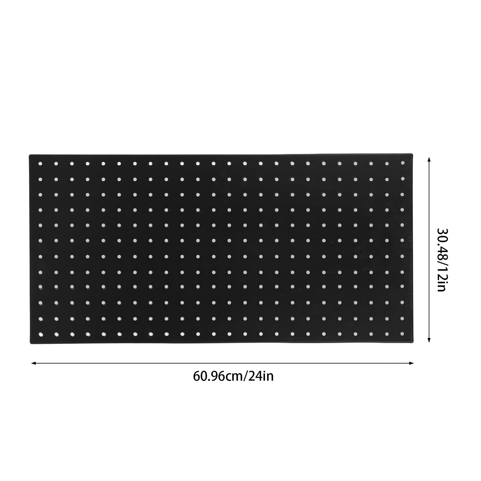 Yctze Pannello Forato in Metallo da Parete 2 Pezzi Pannello Forato per Carichi Pesanti 24x12 Pollici 288 Fori da Parete con in Metallo Magazzino per Negozi Impianti e Attrezzature per Negozi Al