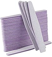 AYITOO 50 PCS Nail Files, 100/180 Nail Files Double Sided Nail File Professional Manicure Nail Ar...