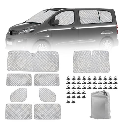Thermomatte Fahrerhaus Innen für Ford Transit Custom 2012-2024, 8 STK LWB