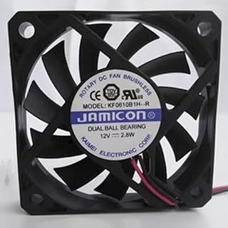 KF0610B1H-R 6010 6 cm 12V 2.8W 2-Wire Ball axial Flow Fan