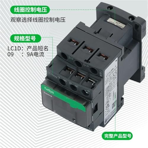 Contacteur triphasé LC1D38 pour automatisation d'atelier et pompe de puits - 3