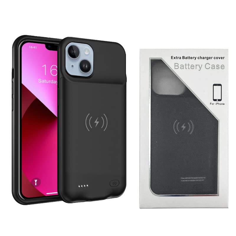 ワイヤレス充電器（未開封）、iPhone用ケース、備品のセット Amazon | FUNKS バッテリー内蔵ケース 4500mAh iPhone14 との互換性