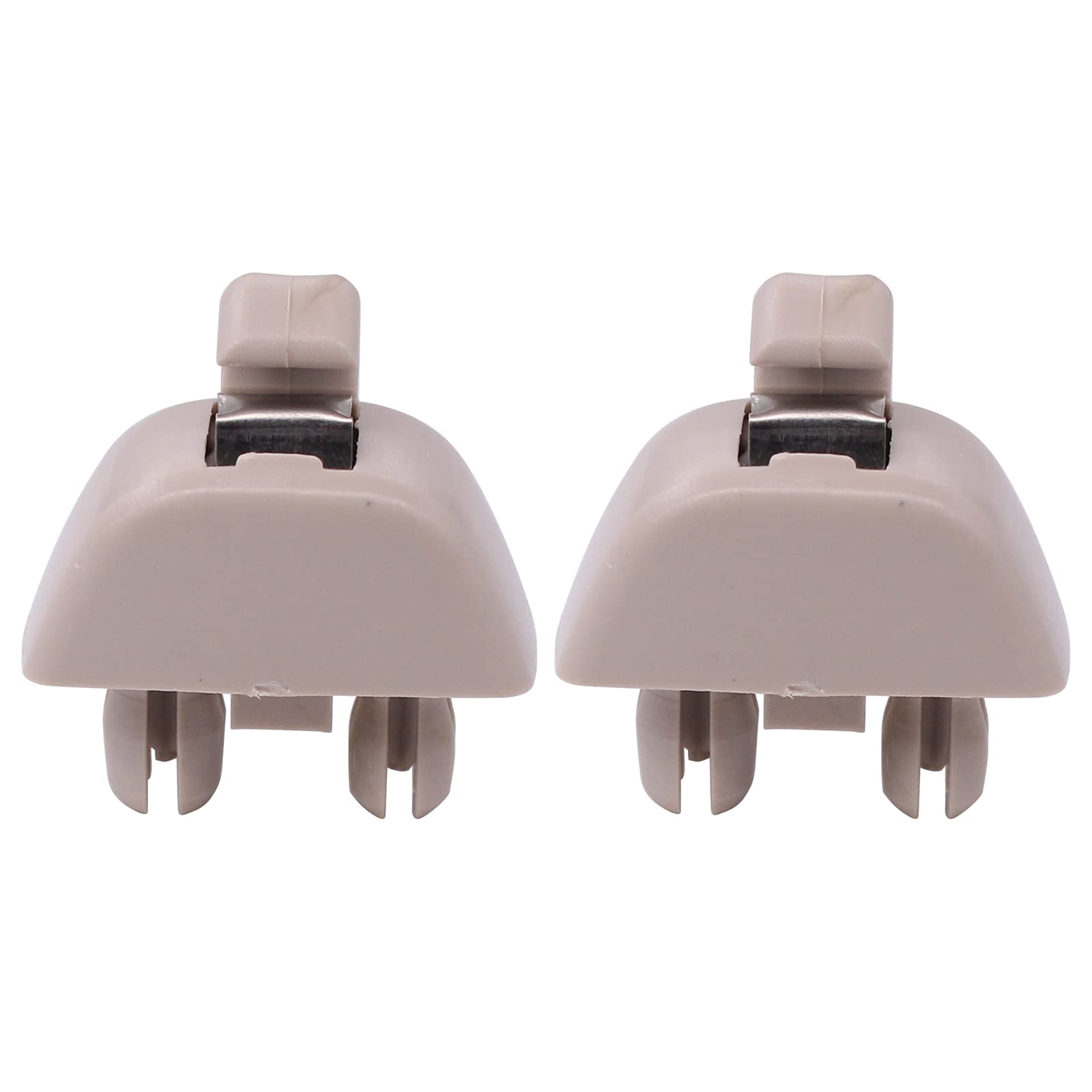 Photo 1 of NewYall Pack of 2 Beige Interior Sun Visor Clip Bracket