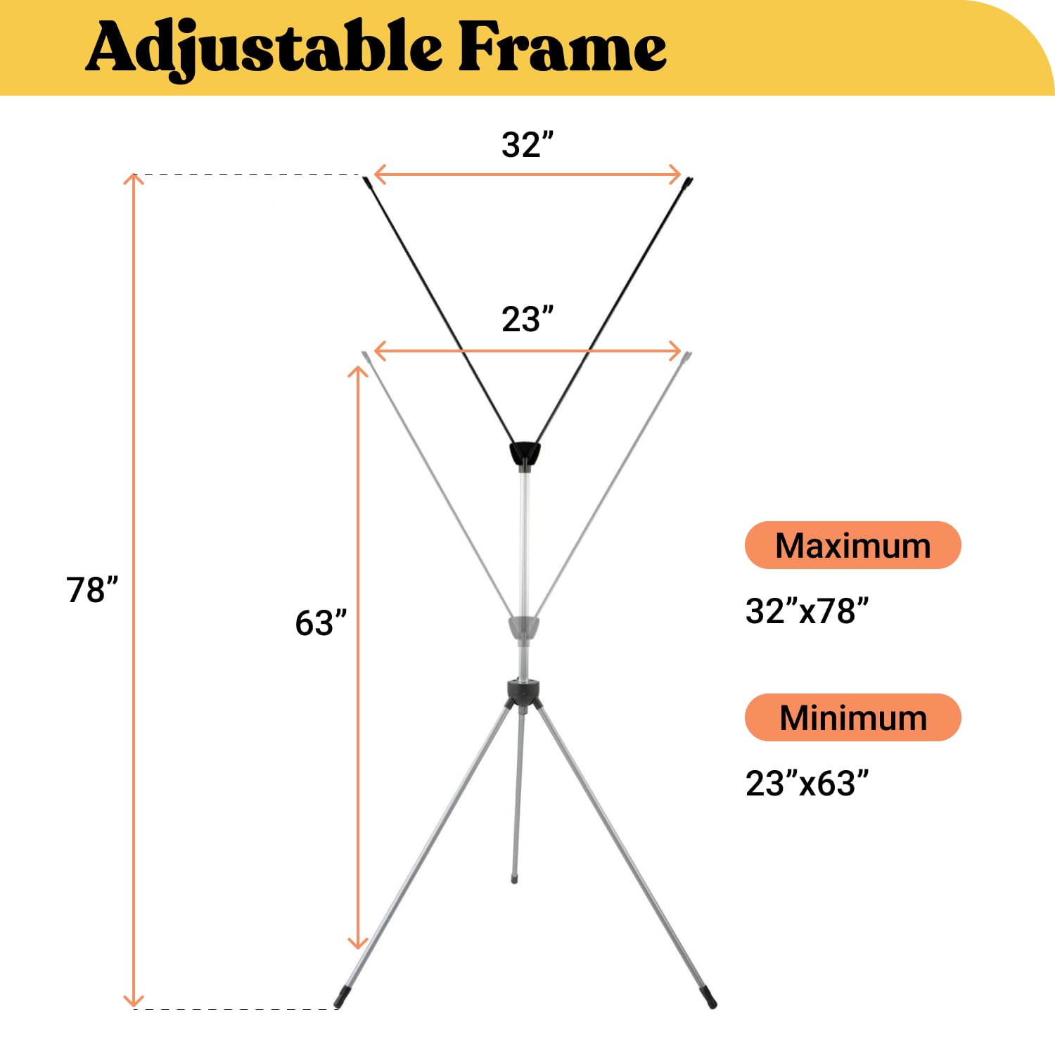Amazon.com : T-SIGN Reinforced Block Adjustable Tripod X Banner