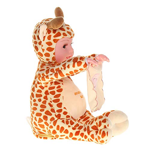 Image of VGRASSP Peek-a-Boo Soft Laughing Doll Toy for Infants Toddlers and Kids - Interactive Laughing Plush Toy with Voice Activation and Arms Movement Feature
