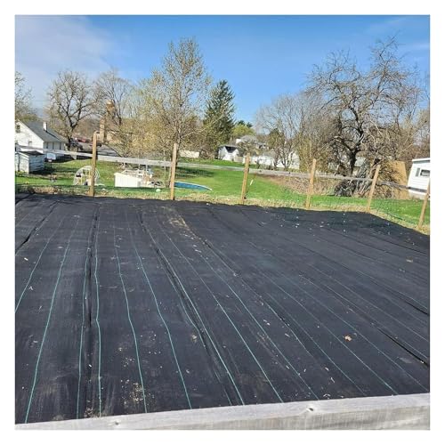 EPYBJYWQ Malla Antihierbas for Flower Bed Greenhouse Landscaping Ground Cover,0.6m/1m Extra Ancho(0.6mx80m/2ftx262ft)