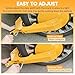 weyleity Wheel Lock Clamp | Heavy-Duty Anti Theft Tire Lock Adjustable Trailer Wheel Lock, Tire Boot Lock for RV Trailers, Cars, Trucks, SUVs (2)