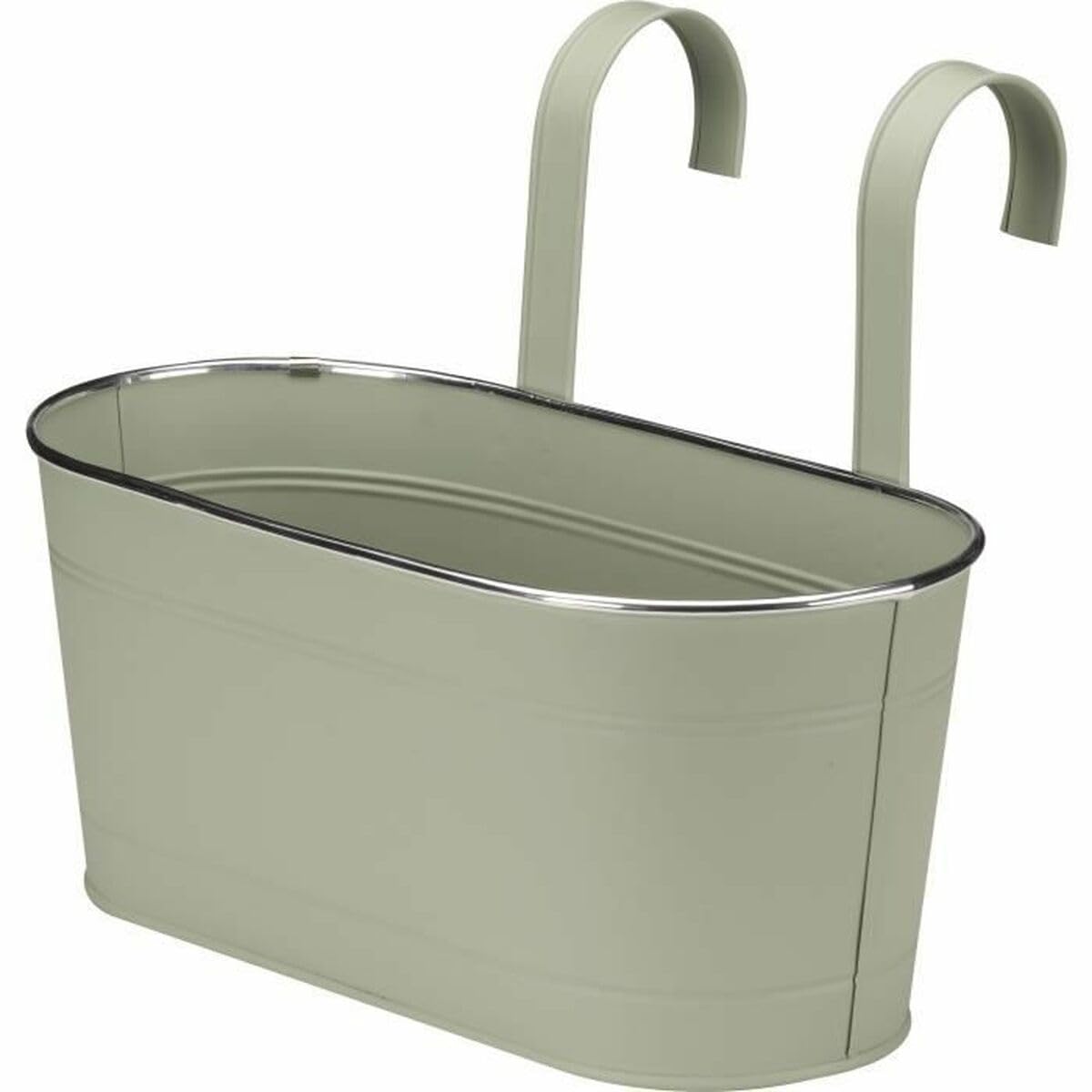 Smart Garden Grey 12In Fence & Balcony Hanging Planter - Sage