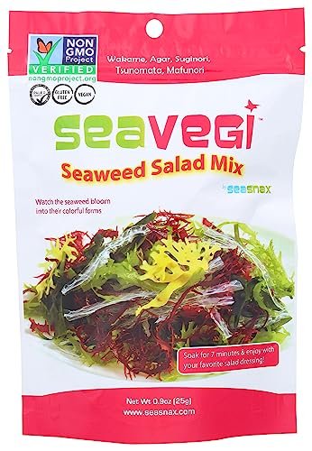 Seasnax Seaweed Salad Mix, 0.9 Oz #TOP27
