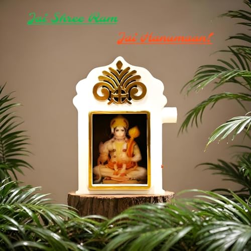 Image of 7-in-1 Hindu Mantra Chanting Box | Hanuman Chalisa, Gayatri Mantra, Maha Mrityunjaya & Om Namah Shivaya Jaap | Continuous Spiritual Audio Player for Meditation, Home, and Office