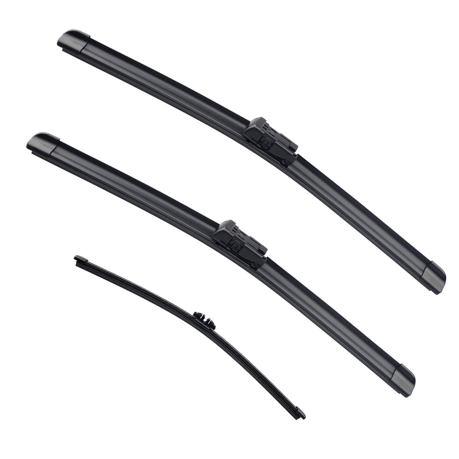 VTOGOI Wiper Blades With Rear Wiper Blades Set For BMW X5 2007-2013,Automotive Replacement Windshield Wiper Blades, That Meet OEM Quality Easy DIY Install 24"+20"+15"(Set of 3)