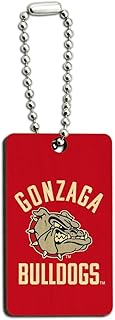 Gonzaga University Bulldogs Wood Wooden Rectangle Keychain Key Ring