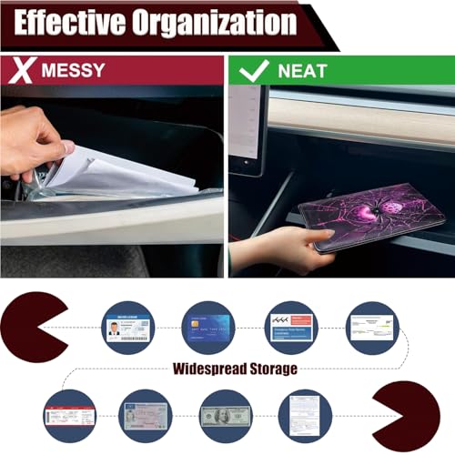 Organizador para Documentos Automotriz PU miniatura 6