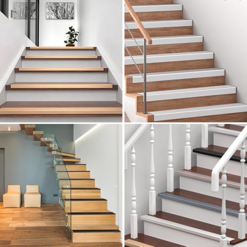 Perfil angular de escalera de aluminio en forma de L de 150 cm negro 6