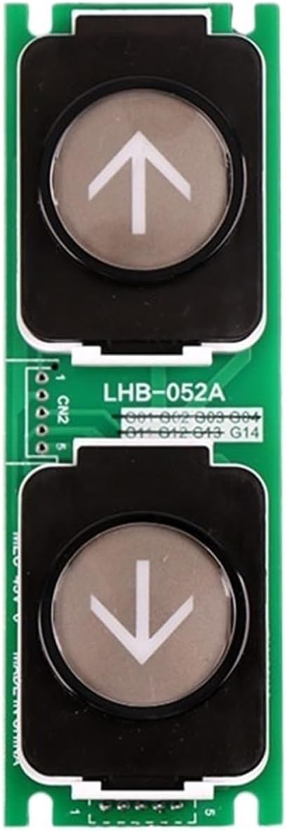 1PC Applicable to Elevator Button Board LHB-051AG14 LHB-052AG14 Inorganic Room Eleator Transparent Cover Button Shell(LHB-051AG14)
