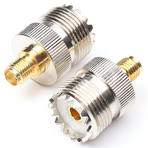 Conectores SMA Hembra a UHF Hembra 2 unidades miniatura 1