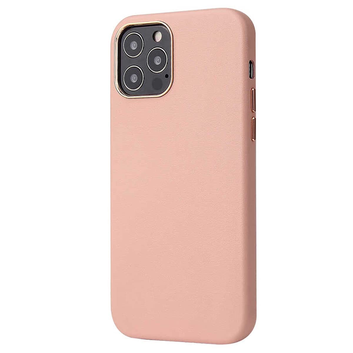 Zore Apple İle Uyumlu iPhone 12 Pro Max Kılıf Eyzi Kapak, Pembe