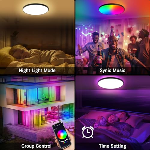 Plafonnier LED dimmable pour régler le manque de lumière - 7