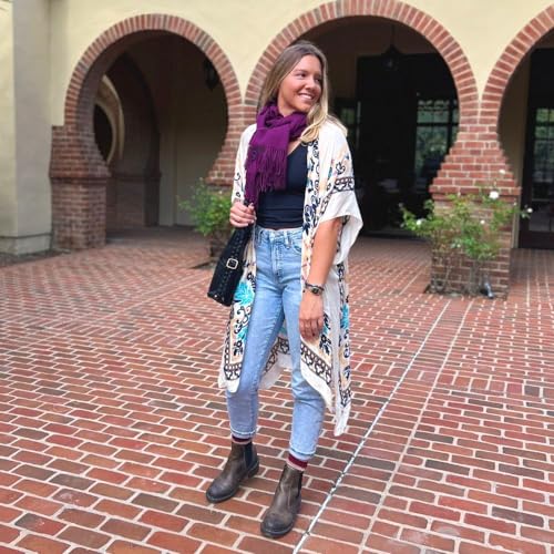 Humble Hilo Long Kimono Cardigan for Women Beach Cover up Casual Loose Prints & Patterns4