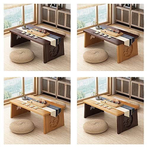 Table basse pour s'asseoir au sol lors du thé et des repas zen