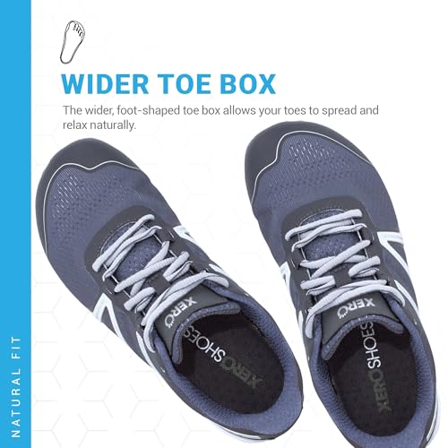 Xero Shoes Women's HFS Original Barefoot Running Shoes, Steel Gray, 52