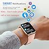 Dirrelo Smart Watch for Android Phones iPhone Compatible, Smart Watches for Women Men, 5ATM Waterproof Android Smart Watch Fitness Tracker/Sleep/Step Monitor, Pink