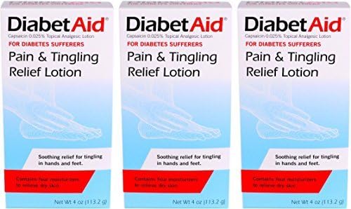 DiabetAid Pain Tingling Relief Lotion Aid 4 Ounce Diabet Max ...