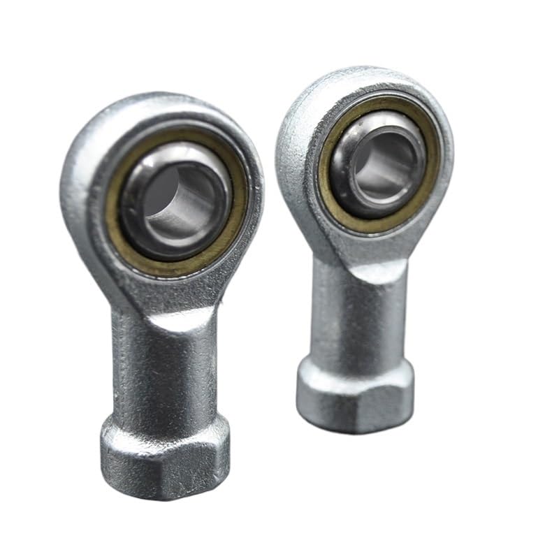 1Pc Rod End Bearing 5mm 6mm 8mm10mm Male Female SA SI T/K Ball Right Left Threaded Self-Lubricating Joint Rod Ends Bearings(SA10 10mm,Left Thread)