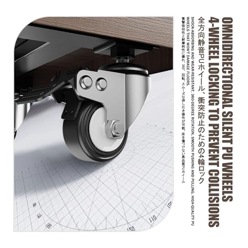 Soporte móvil de piso para TV Universal 32-70 pulgadas miniatura 7