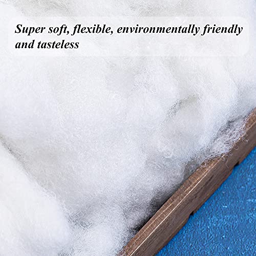 Image of BUTUZE 3.5oz Premium Polyester Fiber Fill, High Resilience Fiberfill Stuffing for Craft, Crochet Animals, Crochet Stuffing, Cotton Stuffing, Recyclable