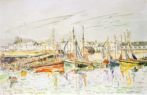 Póster de graffiti la Turballe Signac, cuadro de salón moderno y lámina artística 60x90