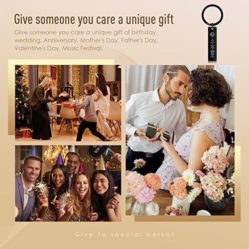 Opalstock Spotify Music Code Keychain Bracelet Infinity Personalized Charm Gift #TOP1