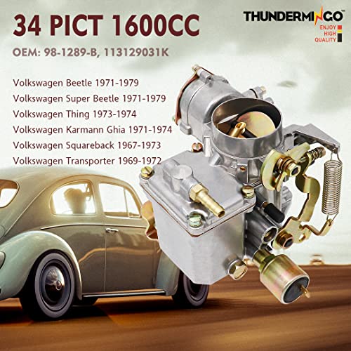 34 Pict-3 Carburetor VW Air Cooled