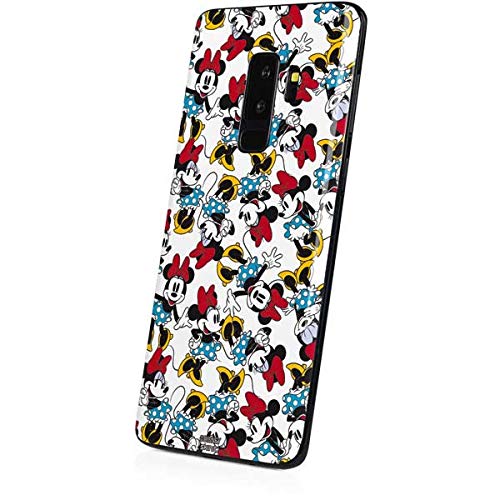 Skinit Decal Phone Skin Compatible with Galaxy S9 Plus - Officially Licensed Disney Minnie Mouse Rockin Minnie Pattern Design