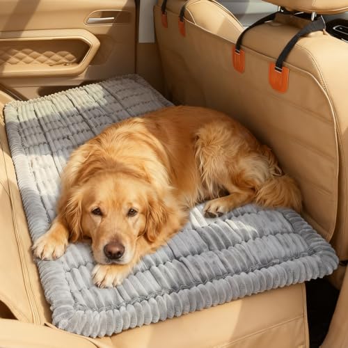 Tutamaz Hundedecke Auto Rückbank 137×60cm, Auto Hundematte Decke Weich, Hundesitz Rückbank Große Hunde, Hundematte rutschfest, Leicht zu Reinigen, Kratzfest und Komfortabel
