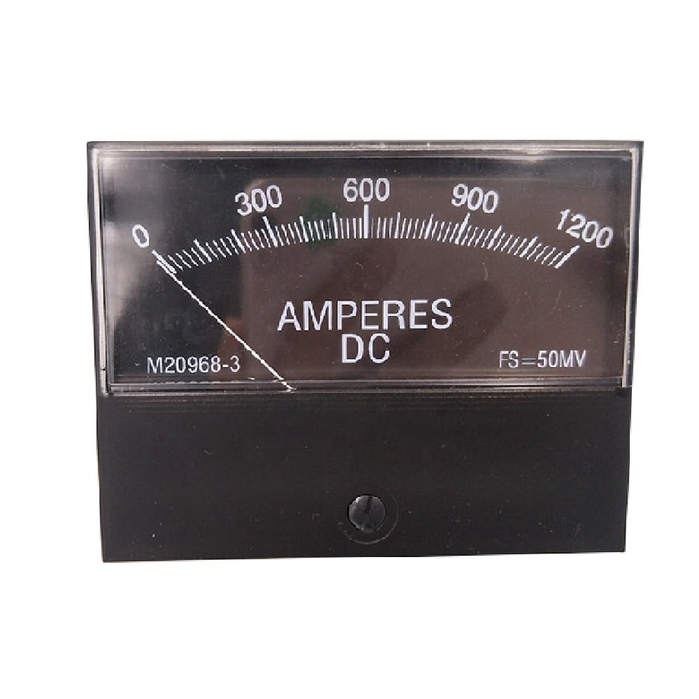 Medidor de panel analógico de 1200 A CC, amperímetro